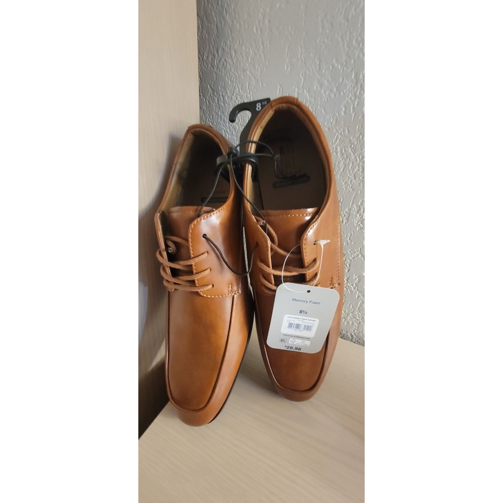 M‎ GE Tommy Dress Oxford Memory Foam Brown Size 8 1/2